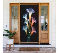 Classica stampa di calle n. 7 coperture decorative per porte, decorazioni per interni ed esterni, primavera, estate, autunno, inverno, Halloween, Natale, decorazioni per la casa