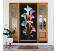 Classica stampa di calle n. 8 coperture decorative per porte, decorazioni per interni ed esterni, primavera, estate, autunno, inverno, Halloween, Natale, decorazioni per la casa