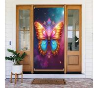 Classica stampa farfalla n. 326 coperture decorative per porta, decorazione per interni ed esterni, primavera, estate, autunno, inverno, Halloween, Natale, decorazioni per la casa