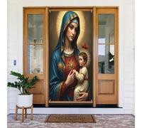 Classica stampa madre n. 13 coperture decorative per porte, striscione per interni/esterni, primavera, estate, autunno, inverno, Halloween, Natale, decorazioni per la casa