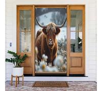 Classica stampa noce toro n. 100 coperture decorative per porte, decorazioni per interni/esterni, primavera, estate, autunno, inverno, Halloween, Natale, decorazioni per la casa