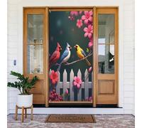 Classica stampa uccello n. 222 coperture decorative per porta, decorazione per interni ed esterni, primavera, estate, autunno, inverno, Halloween, Natale, decorazioni per la casa