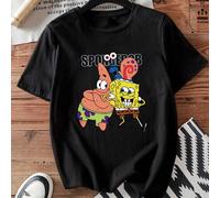 Classica T-shirt retrò americana con stampa a punto croce e marchio Disney, stile street, traspirante in cotone primaverile ed estivo, non soffocante, ideale per chi ama viaggiare in tutta tranquillit
