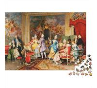 Classical Art Adult Jigsaws 1000 Pezzi Materiale Riciclabile Royal Party Puzzles Accessori per Tempo di Gioco Familiare Perfect per Family And Friends Birthdays 70x50cm/1000pcs