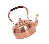 Classical Coppers - Bollitori per piano cottura a induzione, 3 litri, manico sicuro, design ad alta efficienza termica, altezza base 21 cm, altezza 30 cm, bollitori per acqua in rame salvaspazio
