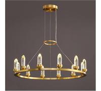 Classical Crystal Chandelier Ceiling Headlight Compatible with Living Room Villa Dining Luxurious LED Hanging Lamp,lampadario