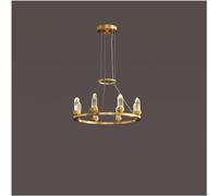 Classical Crystal Chandelier Ceiling Headlight Compatible with Living Room Villa Dining Luxurious LED Hanging Lamp,lampadario