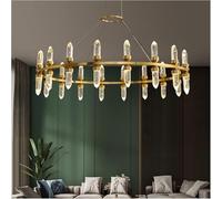 Classical Crystal Chandelier Ceiling Headlight Compatible with Living Room Villa Dining Luxurious LED Hanging Lamp,lampadario