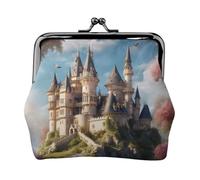 Classical Fairy Tale Castle01 - Portamonete da donna con chiusura a bacio, per monete, carte, piccoli oggetti