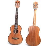 Classical Headstock 23/26 Inch mogano Solid Board Ukulele Chitarra hawaiana (58 cm)
