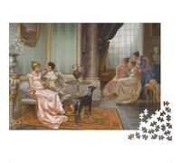Classical Interior Puzzles 1000 Pezzi Materiale Riciclabile Oil Painting Anziani Puzzles Impossible Hard Difficult Sfidante Educativo Gioco per Men 52x38cm/1000pcs