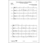 CLASSICAL SHEET MUSIC - Circumdederunt me Gemitus Mortis - C. de MORALES - Trombone Quintet