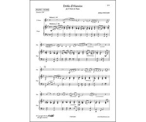 CLASSICAL SHEET MUSIC - Drôle d'Histoire - J. NAULAIS - F Horn and Piano