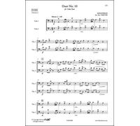 CLASSICAL SHEET MUSIC - Duet No. 10 - ANONYMOUS - Tuba Duet