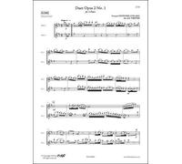 CLASSICAL SHEET MUSIC - Duet Opus 2 No. 1 - F. DEVIENNE - Flute Duet