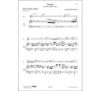 CLASSICAL SHEET MUSIC - Kumoï - C. ROYER-CARDONA - Flute & Harp or Piano