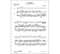 CLASSICAL SHEET MUSIC - Le Passager - M. TRUX - Alto Saxophone and Piano