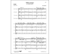 CLASSICAL SHEET MUSIC - Miller Exotique - A. LOPEZ - Saxophone Quartet