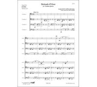 CLASSICAL SHEET MUSIC - Sérénade d'Hiver - C. SAINT-SAENS - Trombone Quartet