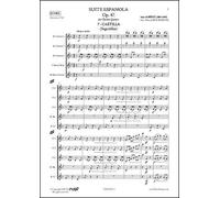 CLASSICAL SHEET MUSIC - Suite Española Op. 47 - No. 7. CASTILLA - I. ALBENIZ - Clarinet Quintet