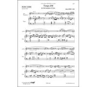 CLASSICAL SHEET MUSIC - Temps d'M - A. LOPEZ - Alto Saxophone & Piano