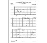 CLASSICAL SHEET MUSIC - Trois Roses de Porcelaine - A. LOPEZ - Saxophone Quartet