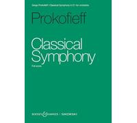 Classical Symphony in D: Symphony No. 1. op. 25. orchestra. Partition d'étude.
