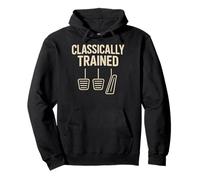 Classically Trained Car Guy Funny Racing Gear Manual Driver Felpa con Cappuccio