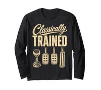 Classically Trained Manual Transmission Driver Three Pedals Maglia a Manica