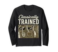 Classically Trained Stick Shift Car Maglia a Manica
