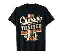 Classically Trained Stick Shift Funny Manual Car Guy Men Maglietta