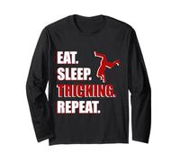 Classiche Magliette Vintage Tricking Maglia a Manica