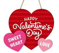 Classiche placche in legno a forma cuore da 30 cm che offrono due opzioni colore per esprimere amori personalizzati in varie ambientazioni Targhe in legno