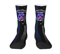 Classici Calzini da Lavoro, 10th Mountain Division Retired United States Army, Socks Elasticità Calzini da Uomo per Indoor Camminata 40cm