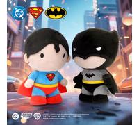 Classici eroi pupazzi di peluche 20cm Batman Superman Justice League giocattoli morbidi imbottiti per bambini regali di Natale e Ognissanti Batman,SuperuomoPoliestere