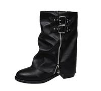 Classici stivali da equitazione da donna in pelle scamosciata, al ginocchio | Comode scarpe estive piatte con struttura a rete, delicate per i piedi, adatte per l'uso quotidiano nella vita di tutti i