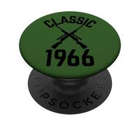 Classico 1966 con fucili da caccia. PopSockets PopGrip Adesivo