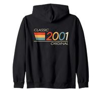 Classico 2001 Originale Vintage Compleanno Retro EST 2001 Felpa con Cappuccio