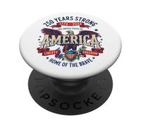 Classico 4 Luglio 2026 Vintage - 250 Anni Strong USA PopSockets PopGrip Adesivo