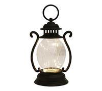 Classico Apparecchio Per Cabina - Lampada A Sospensione Antica, Mini Decorazione Retrò, Accento Natalizio Tradizionale, Lampada A Incandescenza Alimentata A Batteria, Espositore Rustico Per Interni |