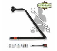 Classico Auto Inerzia Sedile Cintura Anteriore 3 Fissaggio Puntine 30cm Nero