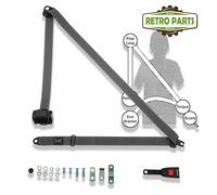 Classico Auto Inerzia Sedile Cintura Anteriore 4 Fissaggio Puntine 15cm Cinghia