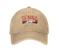 Classico Ayrton Senna Racing Car Cappellini da Baseball Uomo Donna Distressed Lavato Snapback cap Outdoor Allenamenti Cappello Regolabile