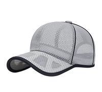 Classico berretto da baseball unisex a basso profilo, morbido, non costruito, regolabile, cappello invernale da donna, rosso, grigio., Taglia unica