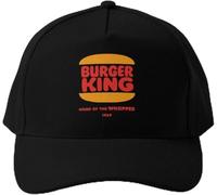 Classico Berretto da Baseball Unisex Hip Hop Burger King Cappello Estate Donna Czapka Casual Nero Snapback Sport Stampato Primavera Pesce All'aperto Tinta Unita Regalo all'aperto