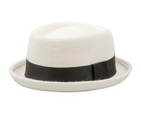 Classico cappello Fedoras per feste a tema palcoscenico spettacolo cappello copricapo festa gentiluomo carnevale puntelli accessori occasione formale