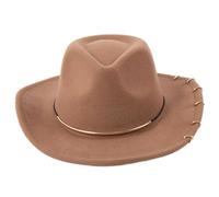 Classico cappello Fedoras per mascherate Dress Up Gentleman Hat Con Roll Brims Adulto Carnevale Festa Cowboy Foto Copricapo Stage Spettacoli Per Adulti Unisex