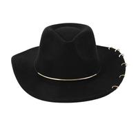 Classico cappello Fedoras per mascherate Dress Up Gentleman Hat Con Roll Brims Adulto Carnevale Festa Cowboy Foto Copricapo Stage Spettacoli Per Adulti Unisex