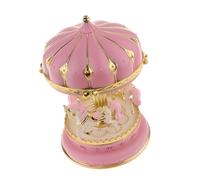 Classico carillon rotante con cavalli da giostra, regalo di compleanno per