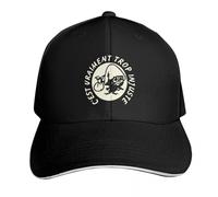 Classico C'Est Vraiment Trop Injuste Berretto da Baseball Cappello da Spiaggia Carino Cappelli da Uomo alla Moda Essenziali da Donna per L'Estate